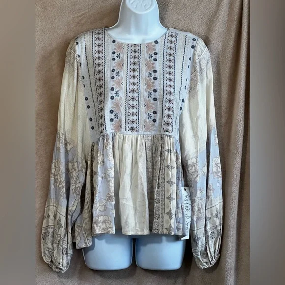 Taylor & Sage boho floral print blouse - Picture 1 of 5